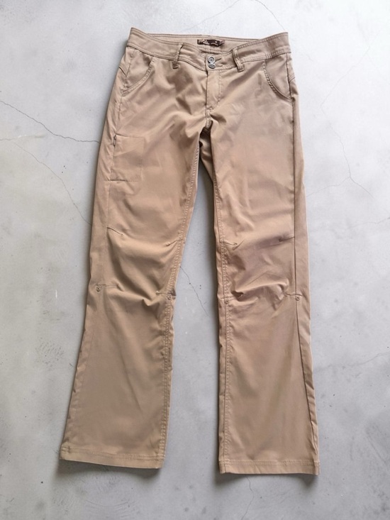 Prana Pants - prAna Helena Convertible Roll up Hiking Pants Tan 6 outdoor